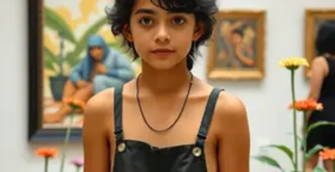 jovem artista