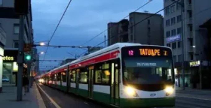 transporte público Tatuapé Lapa