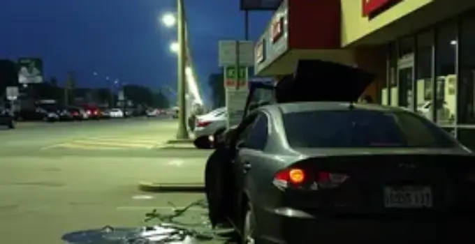 Carro invade loja em Bauru